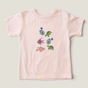 T-Shirt Cute Ocean Friends Kids T-Shirt – Colourfu