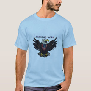t-shirt design "American patriot bald eagle"