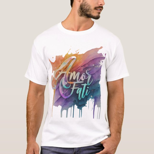T-shirt design  "Amor Fati."  (Front)