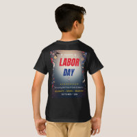 T-shirt design of labour day