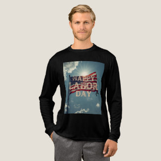T-shirt design of labour day Tri-Blend shirt