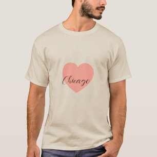 T-shirt design of the American city of Chicago