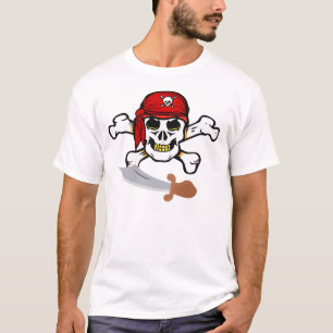 t-shirt design skull & bones
