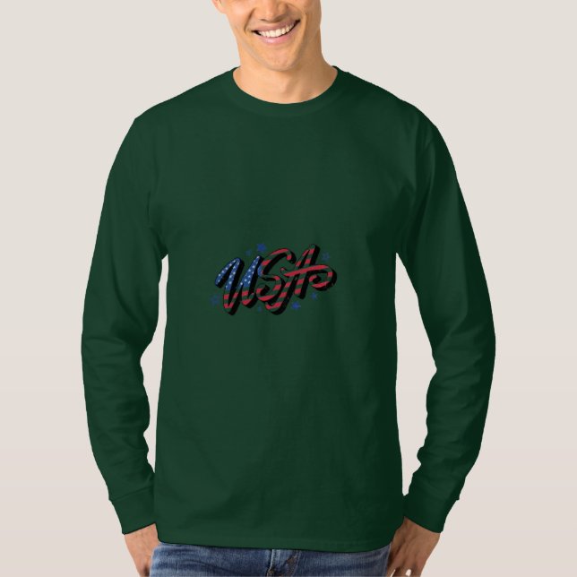 T-shirt design usa (Front)