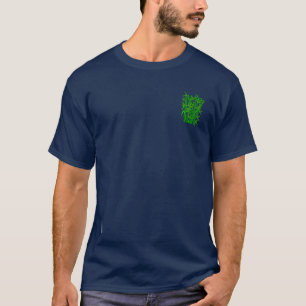T-shirt design with bamboo Grow with the Flow