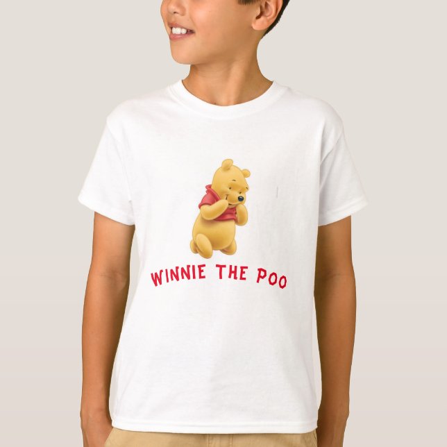 T-shirt designing in Winnie poo  (Front)