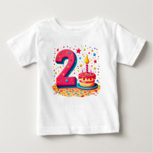 T-shirt designs for a Two-year-old's birthday
