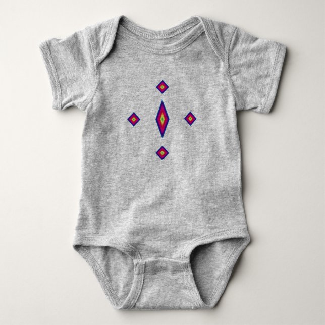 T-shirt - Diamond Cross Baby Bodysuit (Front)