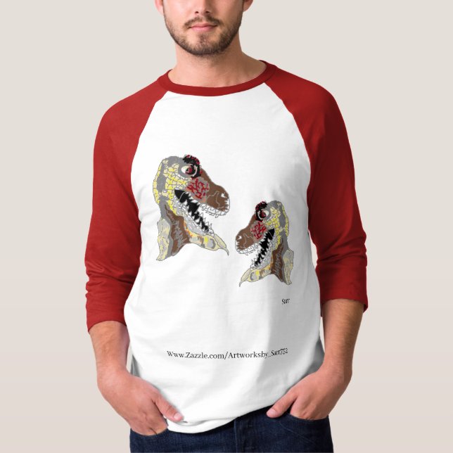 T-Shirt : Dinosaurs  Open Mouth (Front)
