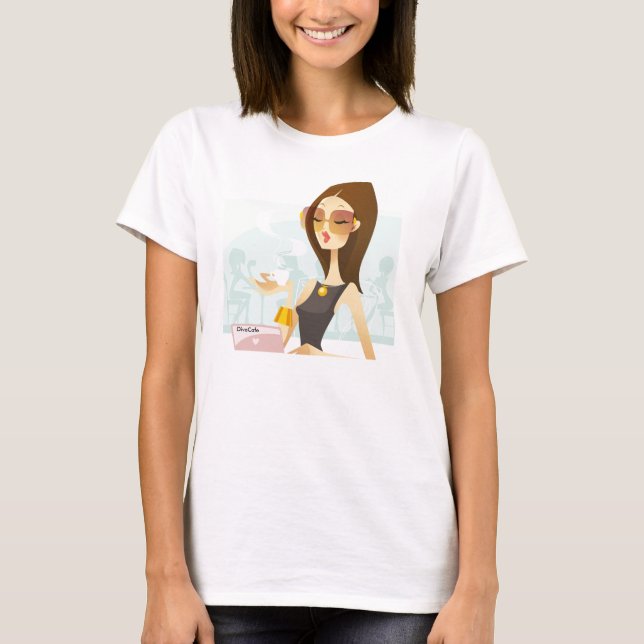 T Shirt- DivaCafe T-Shirt (Front)