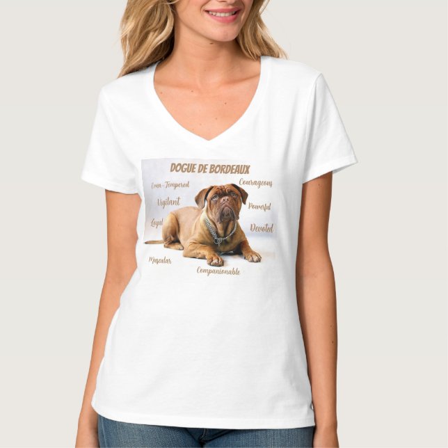 T-Shirt Dogue de Bordeaux Personality  (Front)