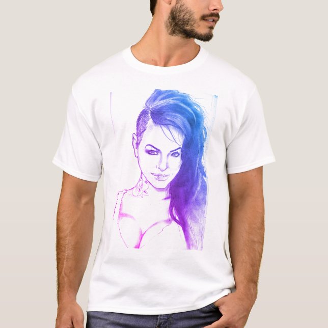 T-SHIRT Drawn Christy Mack studios | tbw (Front)