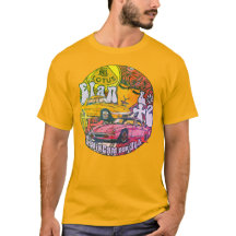 T-shirt "Elan & +2" Pop, Vintage - Orange