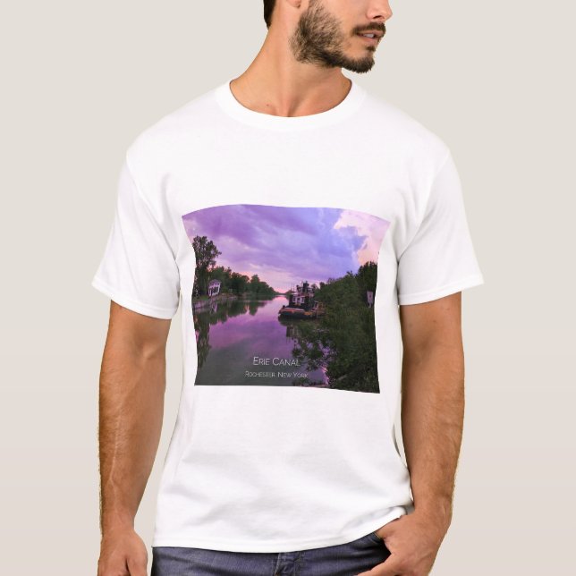 T-Shirt - Erie Canal at Sunset (Front)
