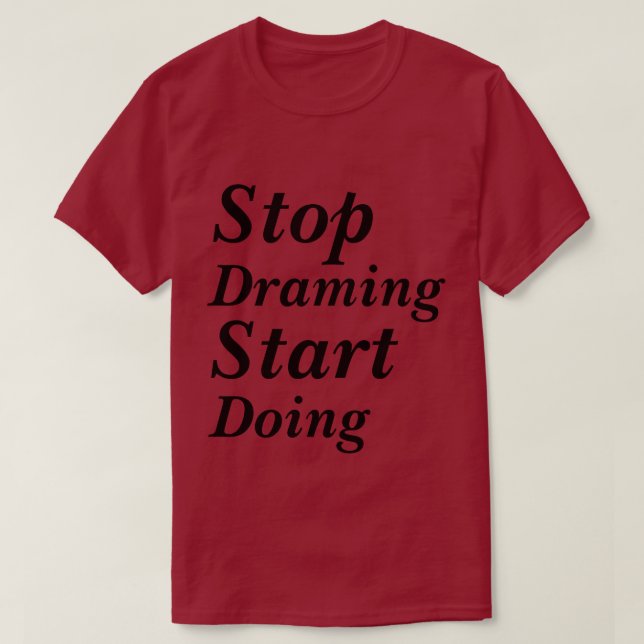 T-Shirt Everything Begins With An Idea (Design Front)