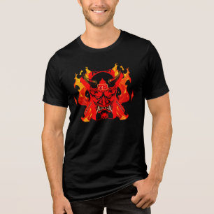 T-Shirt Evil Samurai Tri-Blend Shirt