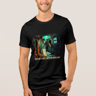 T-Shirt for code programmers at Halloween day Tri-Blend Shirt