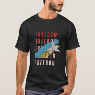 T-Shirt for men's Freedom & Peace Dove
