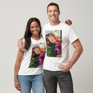 T shirt for unisex floral graphic tee