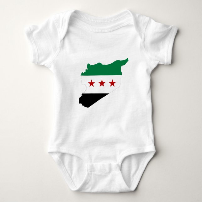t shirt - free syria map  (Front)