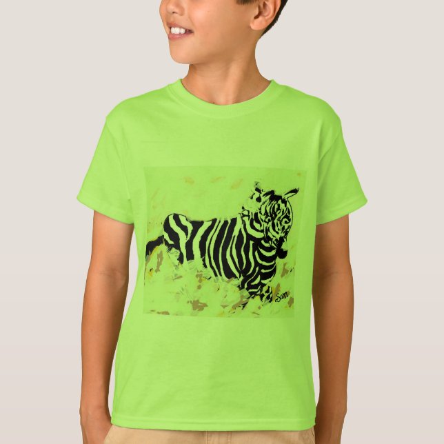 T-shirt : Freedom Of The Zebra  (Front)