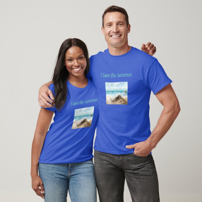 T-Shirt French Bulldog Message in a Bottle (Unisex)