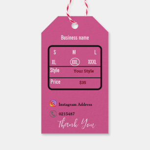 T shirt gift tags