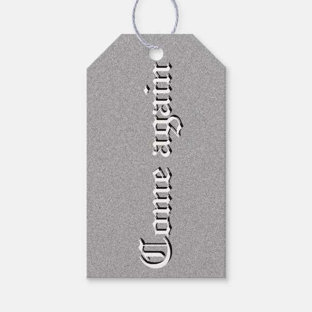 T shirt gift tags (Front)