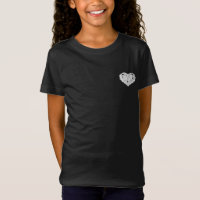 T-Shirt Girls heart style design