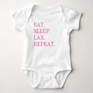 T-Shirt GIRLS PINK LACROSSE COACHES BABY INFANT Bodysuit