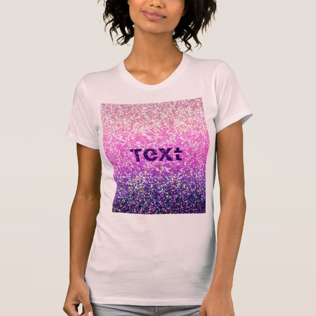 T-Shirt Glitter Graphic Background (Front)