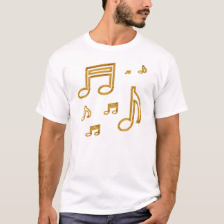 T-shirt - Gold Notes