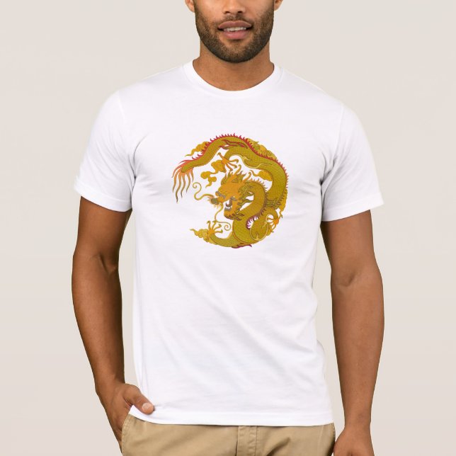 T-Shirt Golden Dragon (008) (Front)
