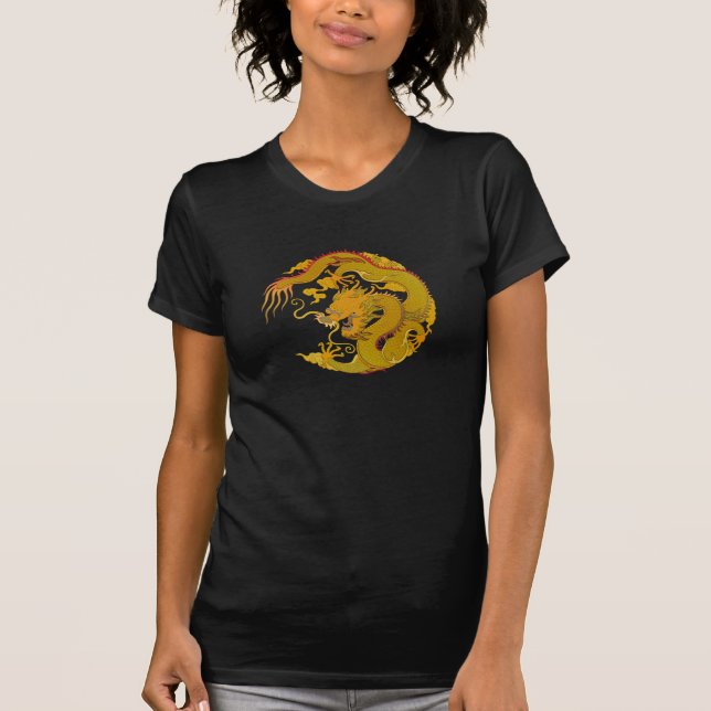 T-Shirt Golden Dragon (008) 2 (Front)