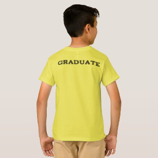 T-Shirt Graduates,photo name. kindergarten yellow