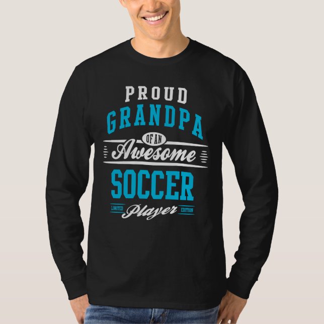 T-shirt Grandpa Awesome Soccer (Front)