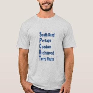 T-shirt gris homme SPORT INDIANA