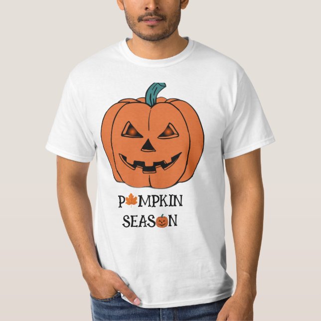 T-Shirt hallowen "Pumpkin Season Vibes" (Front)