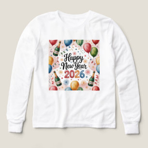 T-Shirt-Happy New Year 2026 Matching Family