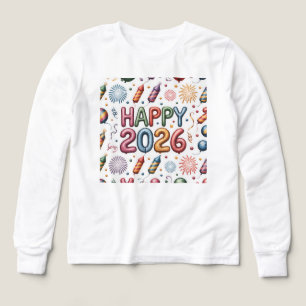 T-Shirt-Happy New Year 2026 Matching Family