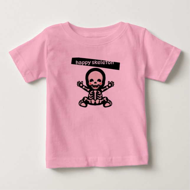 T-SHIRT HAPPY SKELETON FOR KIDS (Front)