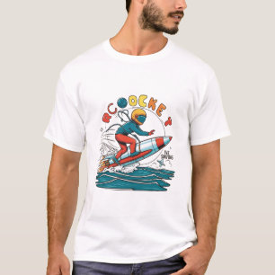 T-shirt/ Hoodies "Rocket Surfing" logo design