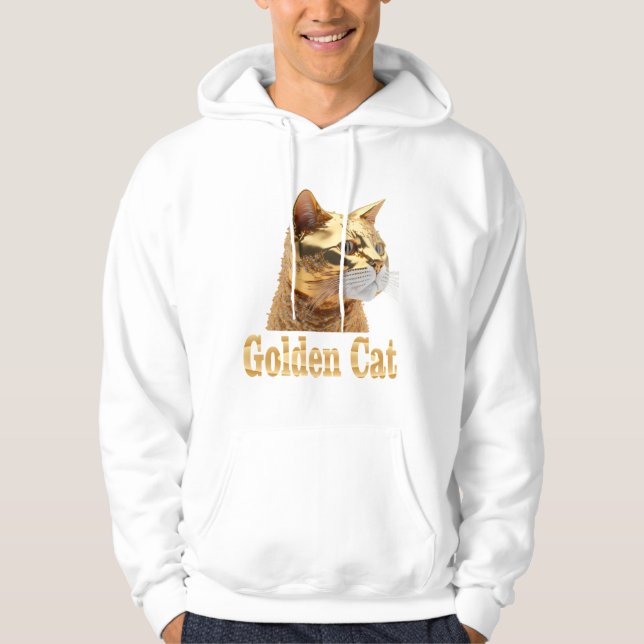 T-Shirt Hoodli Golden Cat Hoodie (Front)