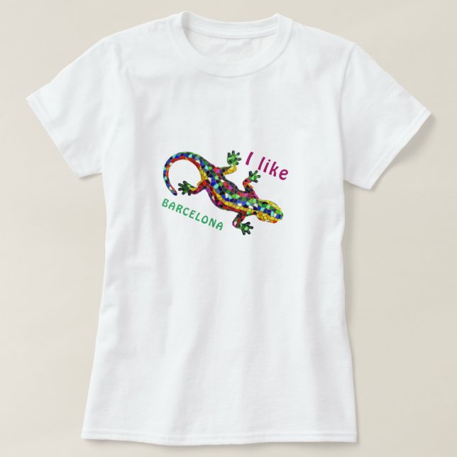 T-shirt I like Barcelona (Design Front)