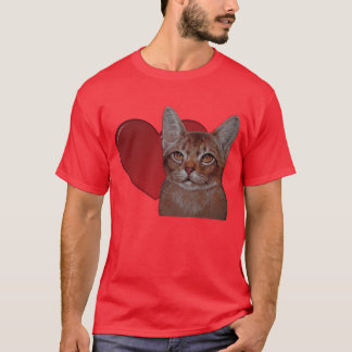 T-shirt - I Love Abyssinian Cats