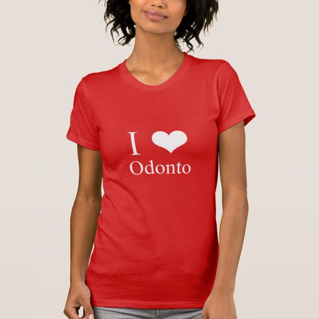 T-shirt I LOVE ODONTO (Front)