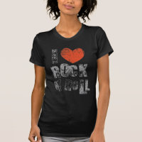 T-shirt I love rock n roll