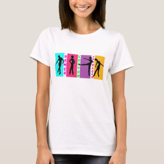 T-shirt in feminine microfibre Dance praise and…