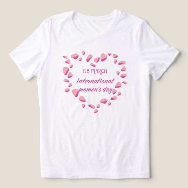 T-shirt -International women's day,  Tri-Blend Shirt (Design Front)