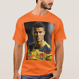 T-Shirt is orange colour.